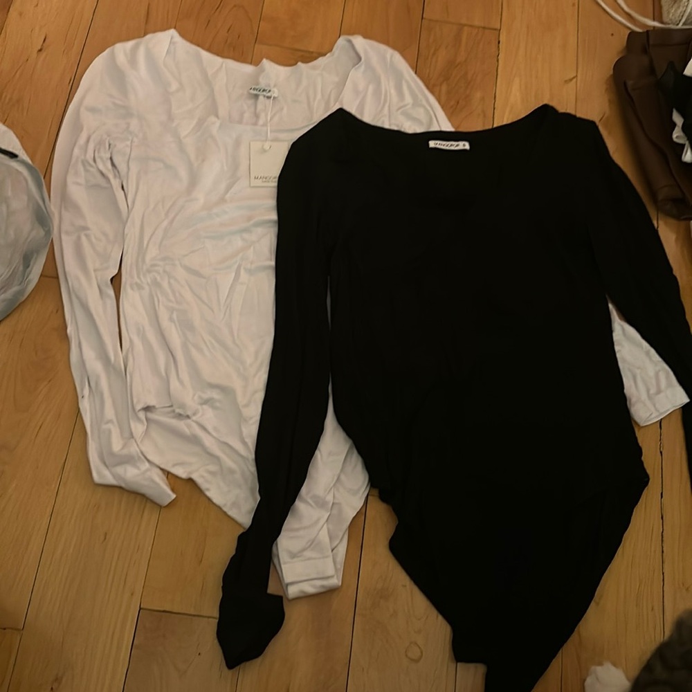 Long sleeve brand new bodysuits from Amazon. Very soft material.